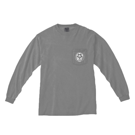 Talisman Soccer Stealie LS Garment Dyed Pocket Tee - Grey