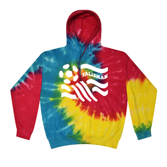 Talisman Rainbow Tie Dye Hoodie