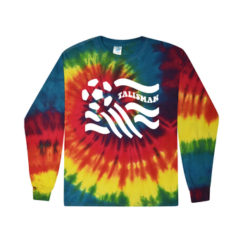 Talisman Rainbow Tie Dye Long Sleeve Tee