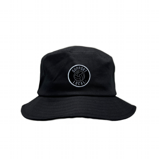 Support Local Black Bucket Hat