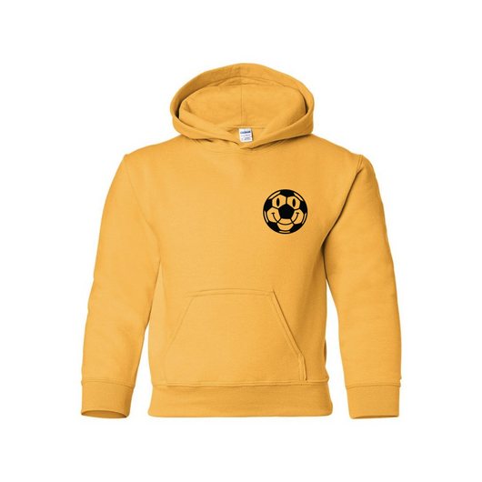 Kids Happy Ball Hoodie - Yellow